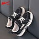 Pull back children's shoes classic children's canvas shoes girls' sneakers kindergarten indoor boys' cloth shoes trendy 1730 black 31