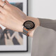 Подходит для xiaomi Watch S4 Строка S3 Гофрированное магнитное силиконовое ремешок лето S1PRO, дышащий S2 Smart Color2 Sports -замена пояс Новый продукт [1047] Черный с бордовым [22 мм] Сторонный цвет/спортивный цвет.