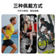 Pelliot Sports Running Mobile Phone Arm Pack for Men and Women Waterproof Outdoor Large Capacity Riding Wrist Pack 16302602 Seagull Gray XL