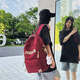 Bolsas escolares de estudiantes, niños de secundaria, mochilas de alta calidad, niños, niños de secundaria, estudiantes universitarios de moda y modernos, estilo femenino Black_en colgantes