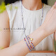 AMY S GARDEN New Product Amy s Garden Tanzanite Millet Bead Bracelet for Women New Chinese Style Stacking Wu Qingya Bracelet + Brand Gift Box