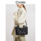 Kouyi Lingge handbag women's 2025 new black bag versatile one-shoulder crossbody bag Weiss black