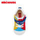 MIKIHOUSE Japanese-made baby toddler shoes for boys and girls, four-season antibacterial and antiviral rainbow color matching British style casual fashion multi-color one section 12.5 (suitable for feet 12cm long)
