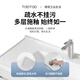 YWZR陶瓷一体台上盆单盆台中半嵌入式浴室柜阳台洗手池洗脸盆定制浴柜 一体盆12047(水龙头套