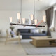 Leshi (NVC) Lighting Lighting Chandeliers Simple Modern and Fashionable Studing Study dormitorio Zhuoya JBXG12154 12 Cabezas 112W-95*75 cm 7020730
