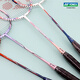 Yonex Kinderbadmintonschläger für Anfänger im Alter von 6 bis 13 Jahren, Ultra-Light-Single-Shot, Grundschüler und Teenager Berufstraining, Ultra-light Carbonfaser NR7000 (Teenager) Weißrosa