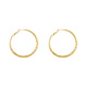 DL 1998 Fat Donglai same style 18k gold plain hoop earrings large hoop earrings for women unique exaggerated temperament 18k white l gold Mobius