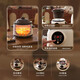 Electric stew pot steamer electric cooking pot stew pot casserole stew and steam all-in-one food supplement pot stew soup cup electric stew pot electric casserole soup pot stew water-proof porridge multi-function 3.8L purple sand scheduled appointment for 3-4 people