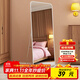 L&S dressing mirror full-length mirror home bedroom floor mirror clothing store fitting mirror internet celebrity large mirror JY89 white 146*36 high-definition imaging + damage guarantee
