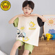 G.Duckkids Kinderpyjamas Jungen Sommer reines Baumwolldünne kurzärmelige Jungen große Kinder Sommer Teenager-Studenten Home Kleidung Set TN694 Nezha 130 14 Größe [130 High/50jin [Jin entspricht ca. 0,5 kg]]]