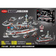 Big gift box student gift institution enrollment renewal wholesale assembly building block model toy boy 9905 steel warrior 1008 particles 60 cm