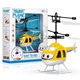Toy Hélicoptère Douyin Sension Smart Gesture Helicopter Children's Toy Aircraft Suspended Charging Remote Control Ledi Blue Standard Version Standard + Câble de charge