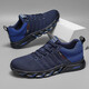 Les mêmes chaussures de sport de marque pour les hommes en été Nouveau mesh en mesh, chaussures de course absorbant les chocs d'amortisseur volant des chaussures en maille résistantes à l'odeur d'odeur AC3888 BLUE 44