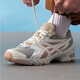 ASICS GL-LSTRAINR14 RETRO Trend Running Shoes Sports lässige Schuhe Männer und Frauenschuhe offizielle Flaggschiff authentisch weiß/silber 1203a607-100 39.5