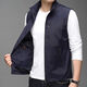 
Classic Car (LAOYECHE) Spring and Summer Vest Stand Collar Outdoor Trend Leisure Sports Fishing Vest Workwear Vest Men's Quick Dry Jacket 686 Military Green XL