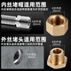 A beautiful brass thickened 4-point internal and external wire water pipe plug, four-point triangular valve plug cap, faucet plug, explosion-proof 20 bulk head, extra thick 4-point external wire plug, copper color