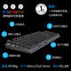 Logitech genuine Logitech K845 wired mechanical keyboard, green and red tea shaft e-sports game typing office pbt keycap unpacking Logitech K845+ blue aphrodisiac keycap, blue aphrodisiac coded office preferred