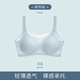 Modal ice silk 2025 new traceless underwear for women gathering summer thin sports vest bra light blue (1 piece) S