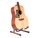 Ibanez Massive Holzgitarrenständer Holz faltbare vertikale Bodenständer Violin Ukulele Haushaltsbodenständer Ukulele Ständer Schwarz Walnuss