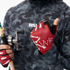 RVVR RG9322 professional sun protection gloves with exposed five-finger lure gloves for men, ice silk breathable quick-drying outdoor fishing gloves, lightning black M