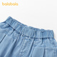 Balabala Children's's's Shorts pour enfants Girls Jeans 2025 Été Nouvelle jupe A-line et arche