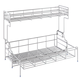 Jijian Space Kitchen Bowl Rack Drain Rack Countertop Multi-function Pool Place chopsticks Water Cup Storage Rack Tableware Bowl Dish Storage Rack M688 Small Single Layer Silver Gray 47CM No Pendant