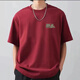 Sieben Wolf [3523 Kollektionen] Kurzärärmelte T-Shirt-Basis-Hemd vielseitige lose Kleidung für Männer und Frauen, Eisengrau [Direktverkauf von Herstellern] kleines Label nur Limited S 85-100Jin [Jin ist 0,5 kg]