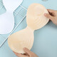 
Thin breathable bra chest pad one-piece cup suspender sponge pad sports yoga gathered bra chest pad insert 201 apricot color (one size)