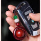 
Shilai Yuanzhuan keychain pendant small leaf red sandalwood wood texture mahogany pendant men and women hanging ornament pendant [rotable] sandalwood keychain
