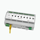 OLUXUN Puerto de red personalizado 485 Hosadera magnética Módulo de control de iluminación inteligente Switch Relay Relay Billiard Hall 50A CX-8212E Mobile Control de teléfono (Puerto de red + 12 Circuito magnético