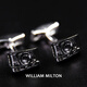 William Milton British Fun Lycra Kamera Französische Manschettenknöpfe Herren leichter Luxury -Ärmelgeschenke -Anpassung Lycra Kamera