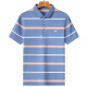 Chiarmania Armani Mascero de algodón de algodón de manga corta Mulberry Silk Summer Fin Fin Polo Camiseta 826 Azul S 165/80a recomendado 120Jin [Jin iguala 0.5 kg] o menos