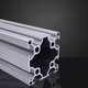 He Jiagong Industrial Aluminum Profile European Standard 6060 Double-Slot Aluminum Alloy Frame DIY Processing and Assembly Aluminum Accessories Heavy Duty Flower Tube European Standard JYZ-8-6630VR