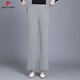 Pierre CARDIN (PIERRE CARDIN) middle-aged m mother wide-leg pants summer thin casual pants loose new straight middle-aged elastic large-size women's pants houndstooth 2687 early summer thin XL 80-95Jin [Jin equals 0.5 kg]
