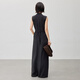 Meiyang Venetian Jumpsuit Lanjing Tianshi Sand Wash Loose Suit [Small 70] Black (édition étendue) M