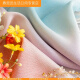 XMSJ Intenifizierte Prinzessinstil Vorhang Blackout 2024 Schlafzimmer Dream Vorhang Room Girl Room Badezimmer Wohnzimmer Haken Typ hochwertiger lila rosa Stoffschicht Hochwertige Breite 4027 Haken Typ 1 Stück verkürzt