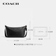 COACH brand direct supply New Year's gift for men FINN medium shoulder crossbody bag charcoal black/black CAJ91