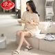 
Langsha pajamas (langsha) women's summer cotton short-sleeved shorts can be worn on the outside 2025 new cotton home clothing set 9855 brand authentic 100% pure cotton XL code recommended 120-140Jin [Jin equals 0.5 kg]