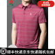 Camiseta de polvo de mulberry de manga corta de manga corta de manga corta a rayas de Montagut A829-Blue M 165 adecuado para 100-115Jin [Jin equivale a 0.5 kg]