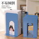 Laiji Metal Simple Solid Color Большой офисный книжный держатель хранения зажигания Студент Студент Книг Книга Стенд 9905 Черный 2-часовой микрокат (1,1 мм)