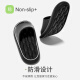 Jieliya Slippers Bathing de baño de verano masculino, anti-deslizamiento y anti-odor 2025 Sandalias de suela gruesa para mujeres, negras 40-41 [adecuado para tamaños 39-40]