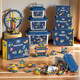 Children's puzzle assembled building blocks toys and put together fun digital square building blocks kindergarten early education cognition 3-7 years old 6624, small gift box 520PCS