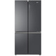 HAIER Holrigrator 655L Межразмерный четырехдверный четырехсторонний двухуровневый двойной частотный воздушный охлажденный безморозный домохозяйственные домохозяйственные морозы Super Loggain Epp EPP Ultra-Clean Dual-Cycle 655 литров [компрессор десятилетняя расширенная гарантия] BCD-6555WGHTD9DG9U1