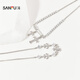 
Sanfu exquisite pull bracelet single, fashionable and easy to match decoration accessories and jewelry 839615 12113 (Qi) 1 piece