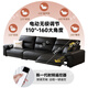 DDC Sofá de cuero minimalista italiano 1.24m asiento único (cero contra la pared y las patas de elevación de la función única) 9227y-20