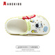 ABC KIDS children's hole shoes for girls summer breathable soft-soled sandals wear beach slippers White - Astronaut size 32 suitable for feet length about 18cm