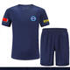 Mishide Blue Sky Rescue Team Uniform Summer Blue Sky Rescue Team Uniform Summer Quick-drying Physical Wear Customized Logo New Standard Navy Blue White Word 17084 Universal Code