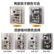 厨房置物架落地多层微波炉烤箱橱柜碗碟调料用品多功能储物收纳架 3层12035