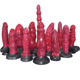 FAAK Colorful Penis Imitation Animal Penis Masturbation Device for Men and Women Extra-shaped Anal Plug Adult Sex Toys Manual Masturbation 5012