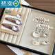 Tongrubi hairpin clips are decorated with internet celebrity hottest HelloKitty decoration autumn and winter brown leopard print BB clip girl hairpin 12187 leopard print markless hairpin pair